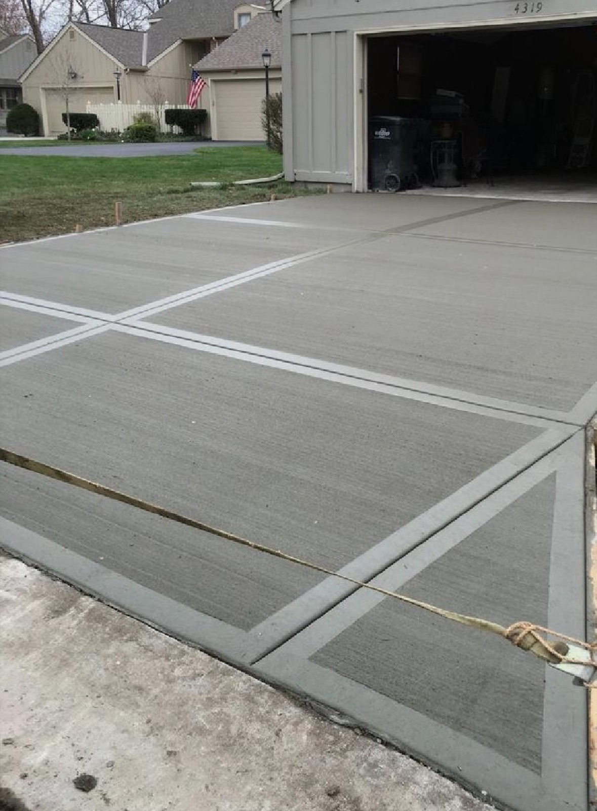 Entrada de concreto terminada por Concret Expert New Jersey